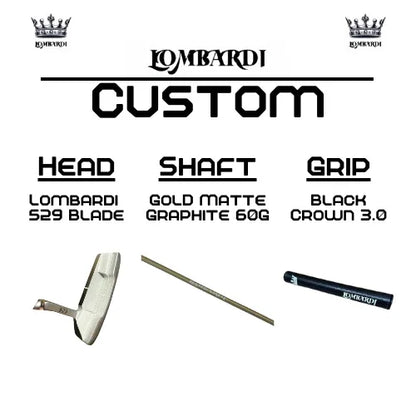 Lombardi Golf Custom 529 Blade Golf Putter - GOLF LEAGUE