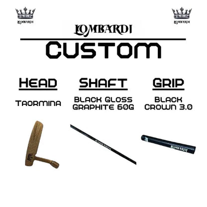 Lombardi Golf Custom Rose Gold Taormina Blade Golf Putter - GOLF LEAGUE