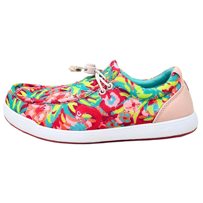 SKŌNI Women's Golf Shoe Waterproof- Pink Floral