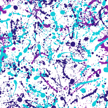 Spray 'N' Slay | 90's Jazz Color Paint Splatter Golf Polo for Men (RELAXED FIT)