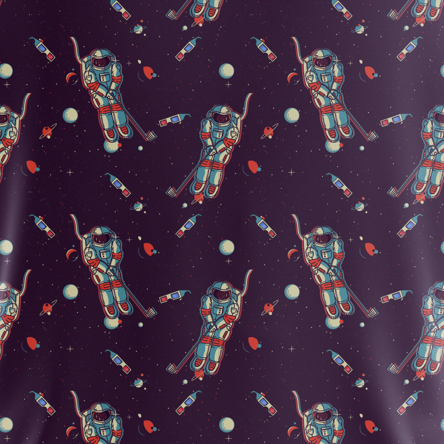 Outer Bounds | Space Astronaut Retro Golf Polo for Men