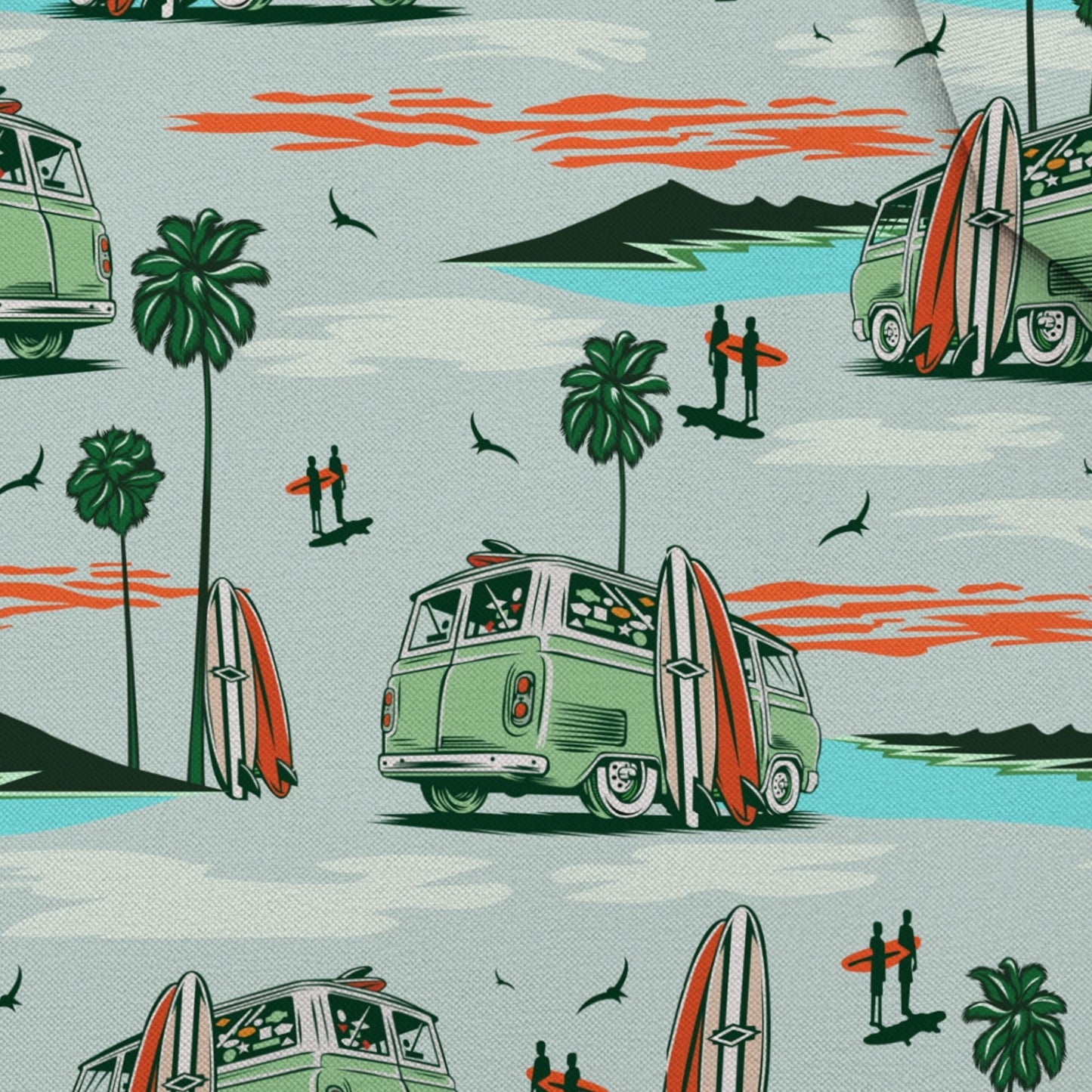 It's Bussin' | Cool Coastal Beach Golf Polo for Men (ATHLETIC FIT)