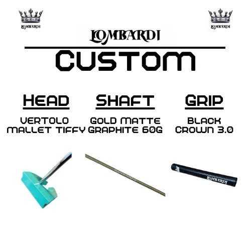 Lombardi Golf Custom Tiffy Vertolo Mallet Golf Putter - GOLF LEAGUE