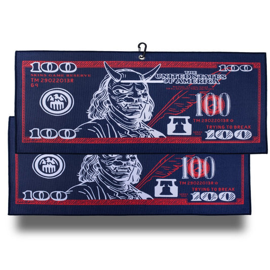 Skull Note Utility Towel (Blue)