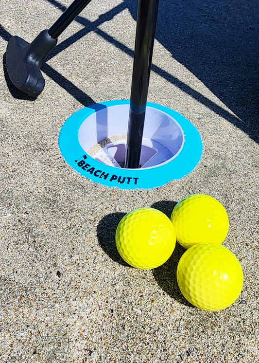 Beach Putt - Beach Golf Game - with (2) Adjustable Beach Putt Putters - ON SALE