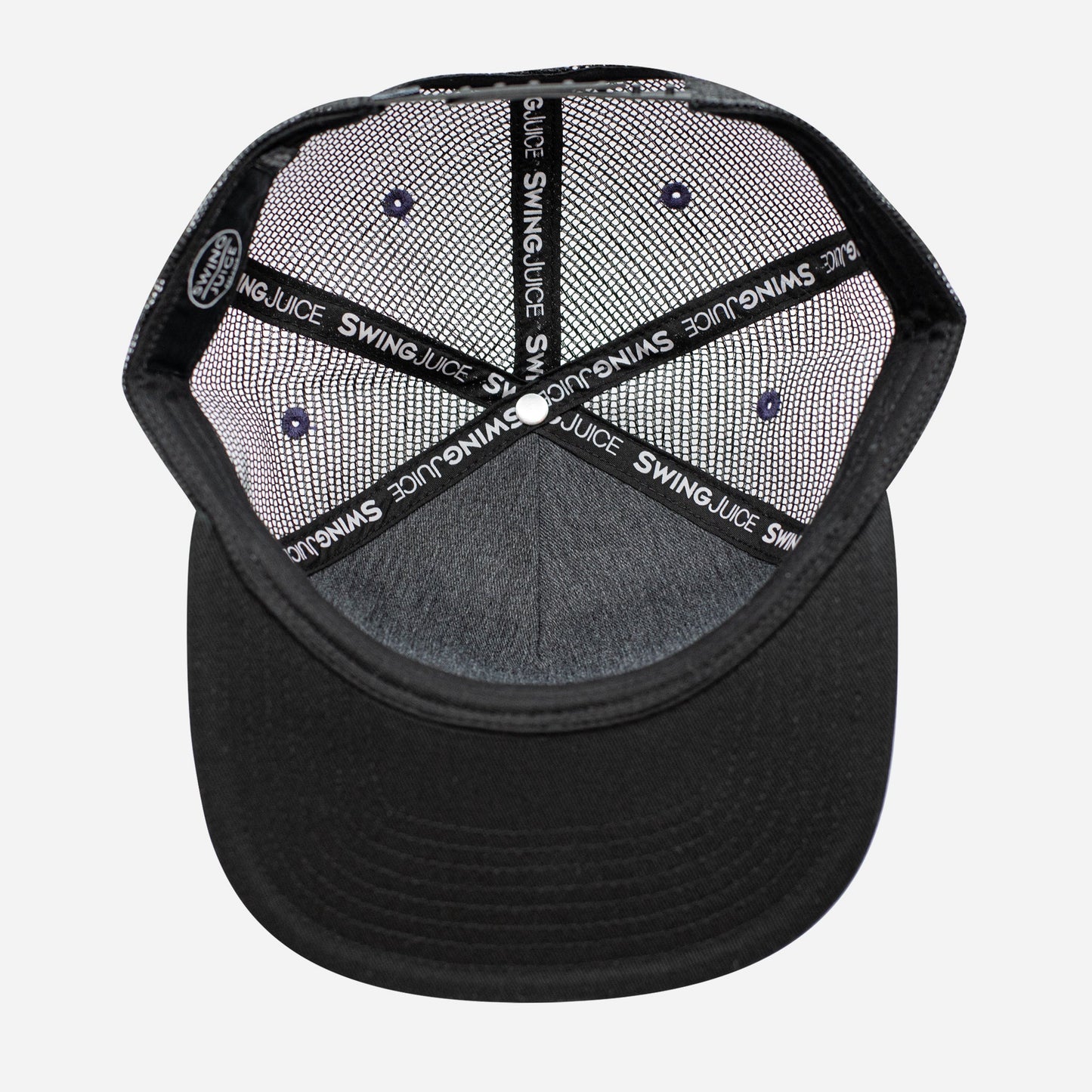 Golf 'Til Death Unisex Trucker Hat Heather Charcoal O/S - Final Sale