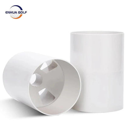 4'' White Plastic Golf Hole Cup