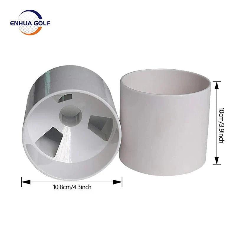 4'' White Plastic Golf Hole Cup