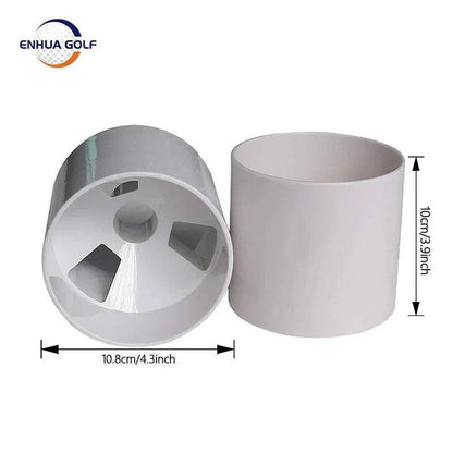 4'' White Plastic Golf Hole Cup