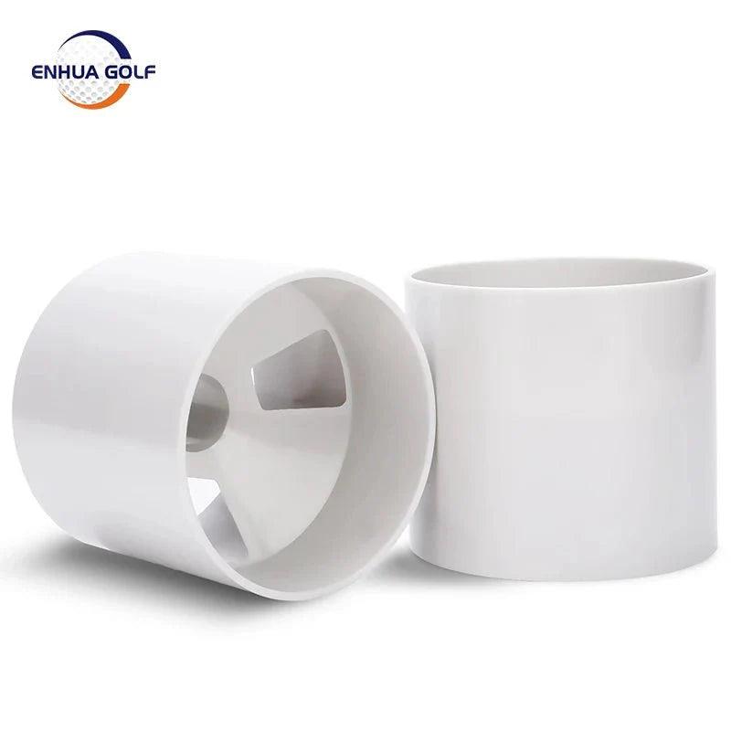 4'' White Plastic Golf Hole Cup