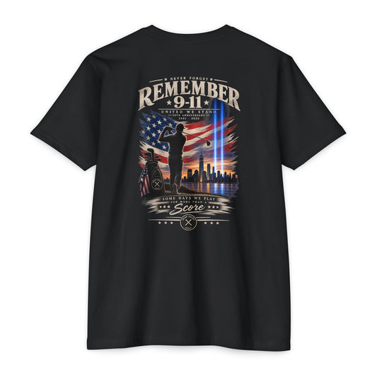 Remember 9/11 Tribute T-Shirt — Iron Sight Golf