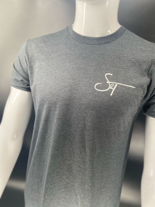 Malibu Tee- Charcoal