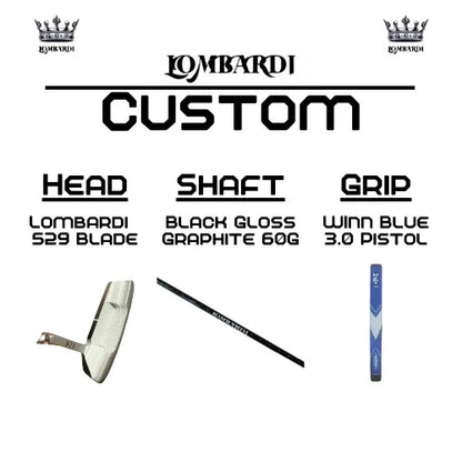 Lombardi Golf Custom 529 Blade Golf Putter - GOLF LEAGUE