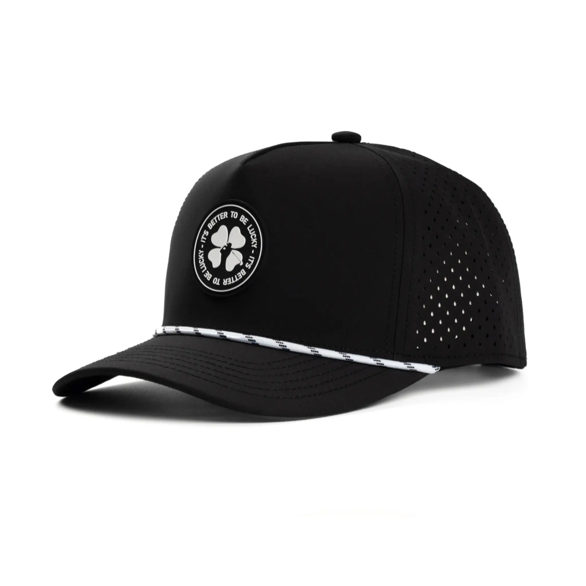 Black It's Better To Be Lucky Hat