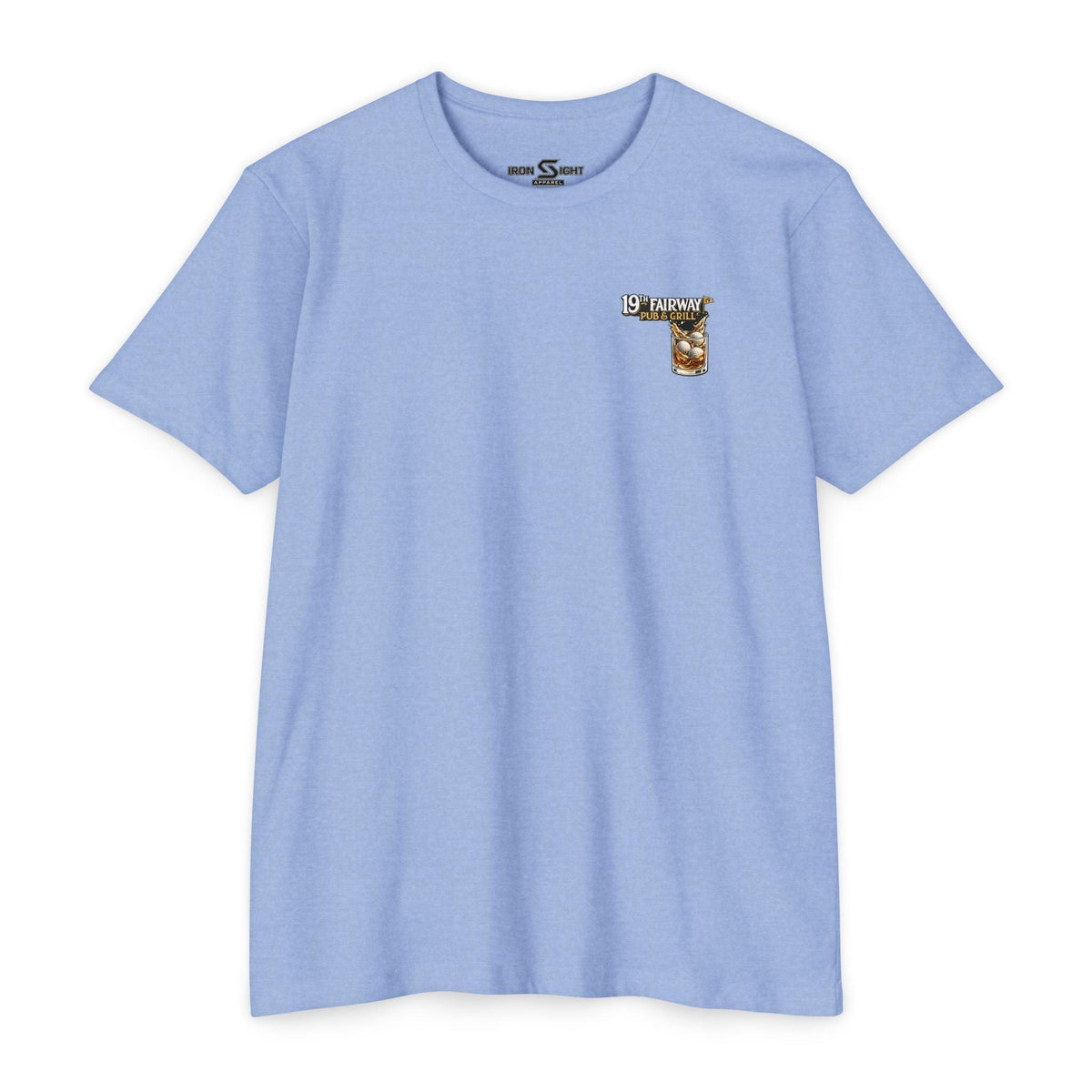 Golf Pub T-Shirt — “19th Fairway Pub & Grill” Vintage Golf Whiskey Tee