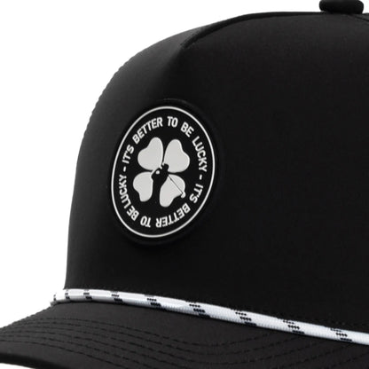 Black It's Better To Be Lucky Hat