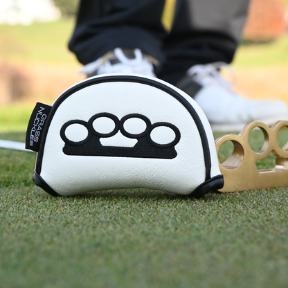 Grass Nuckles Mallet Putter and Head Cover