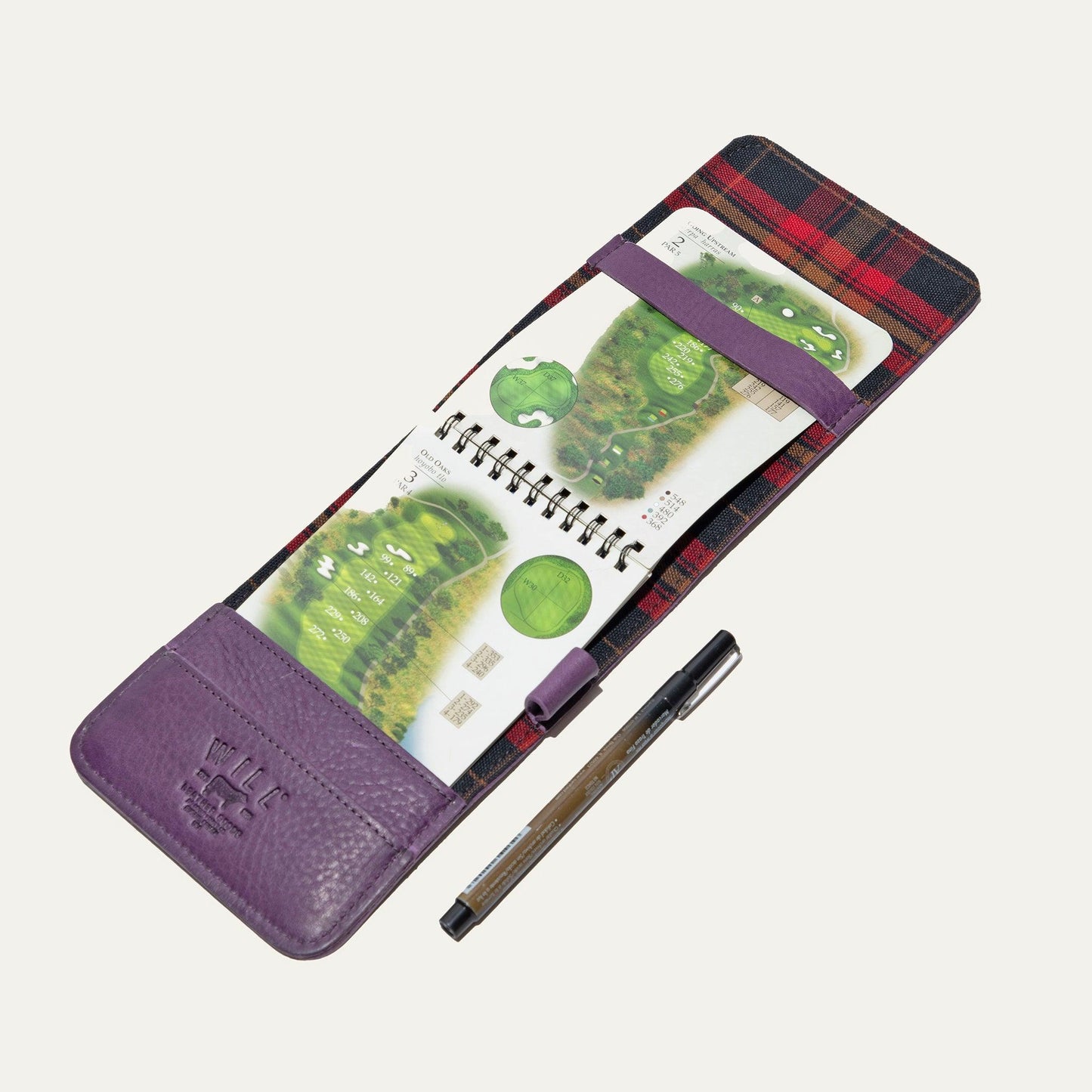 Leather Golf Yardage Book