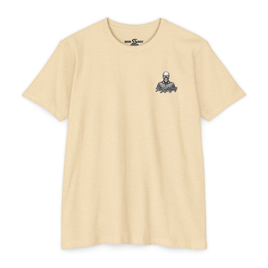 Dead Straight or Die Trying Skull T-Shirt — Iron Sight Graphic
