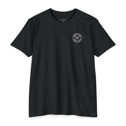 Skeleton Golf Couples T-Shirt — “You’re the Birdie to My Bogey” Sunset Fairway Design