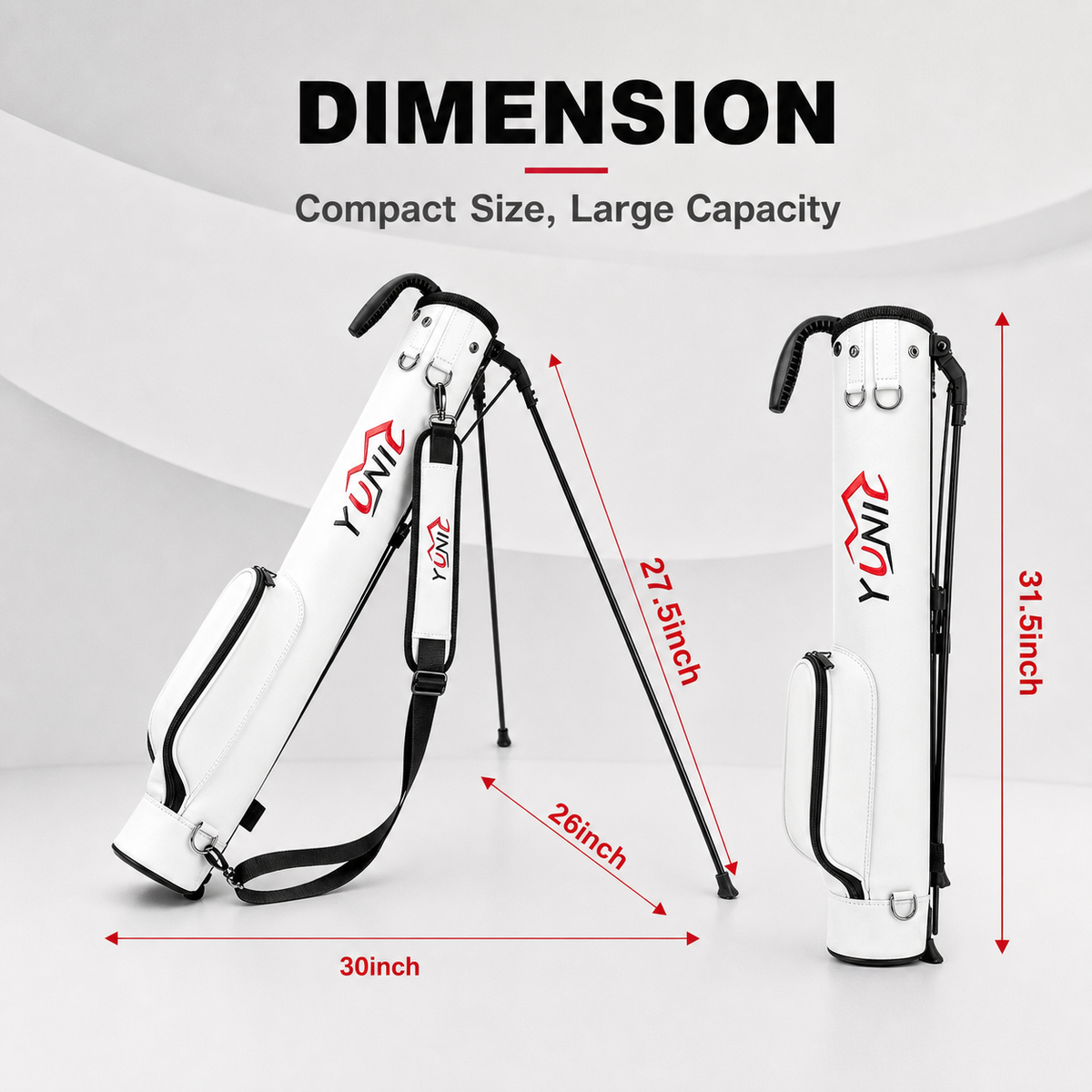 Golf Stand Bag – Lightweight, 3 Colors
