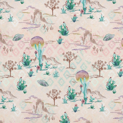 Area 51 Front Nine | Watercolor/Desert Golf Polo for Men (ATHLETIC FIT)