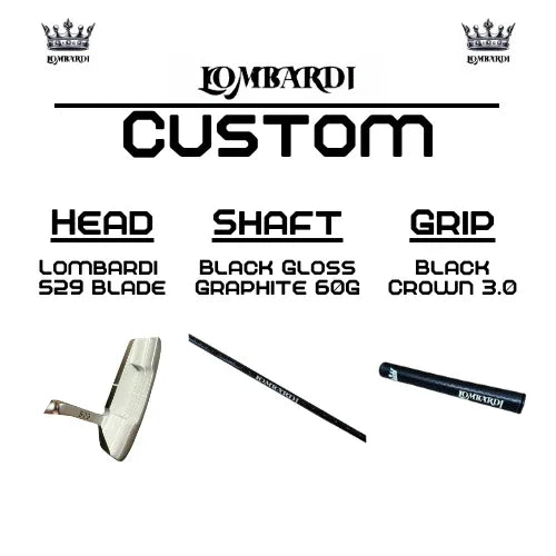 Lombardi Golf Custom 529 Blade Golf Putter - GOLF LEAGUE