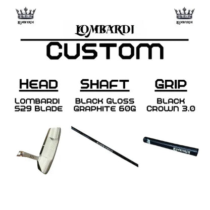 Lombardi Golf Custom 529 Blade Golf Putter - GOLF LEAGUE