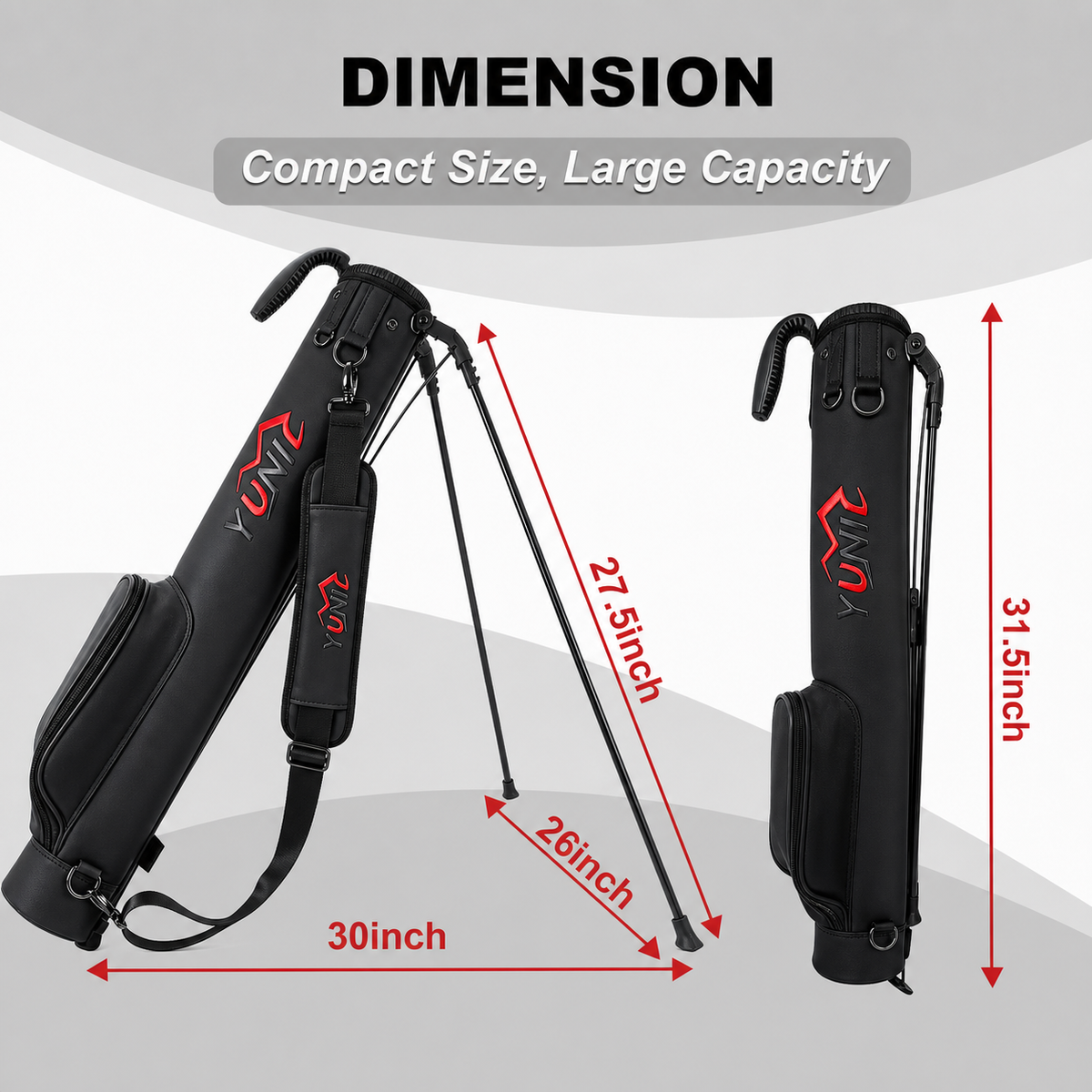 Golf Stand Bag – Lightweight, 3 Colors
