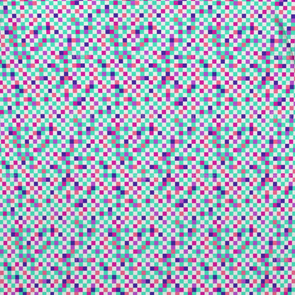 DUSTIN | Pastel Pixel Pattern Golf Polo Shirt for Men (ATHLETIC FIT)