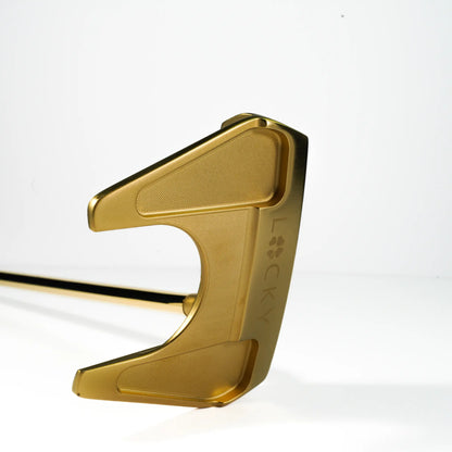 Lucky Golf Eclipse Gold Mallet Putter