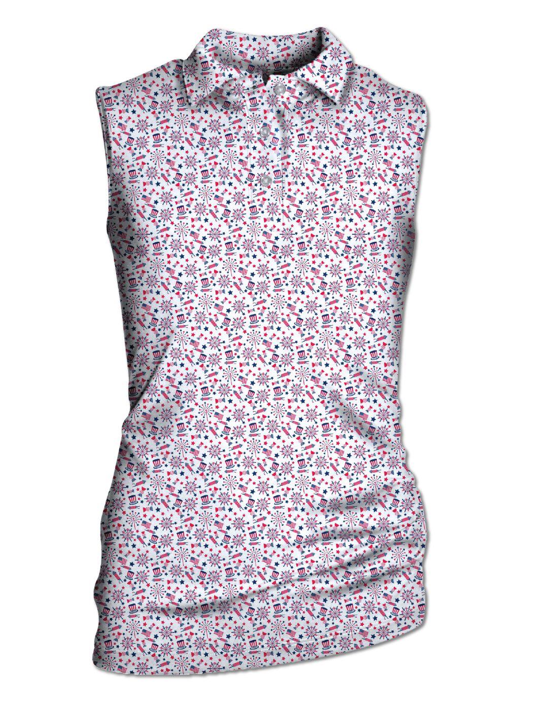 Limited Edition Americana Sleeveless Youth Girls' Polo