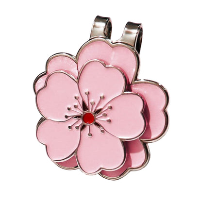 Azalea Bloom Golf Ball Marker Clip