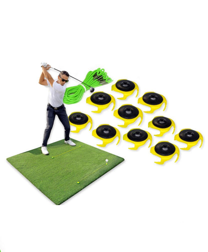 Tee Claw (10) Pack: Black-Yellow