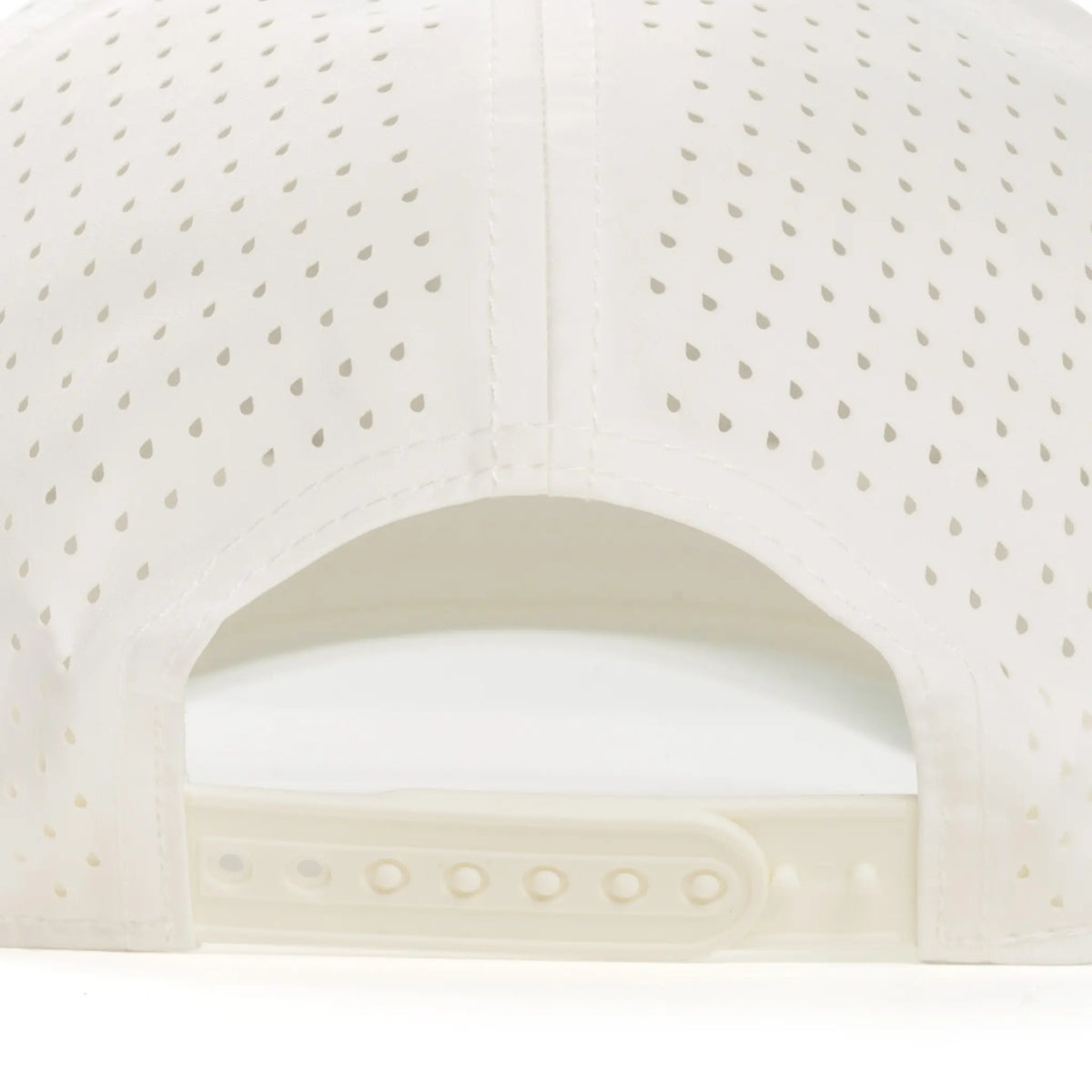 White Cursive Hat