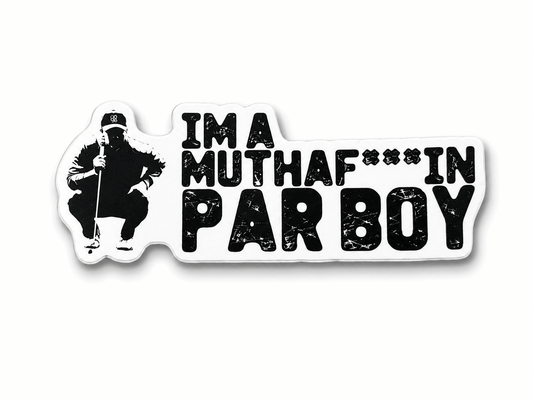 Par Boy Golf Sticker