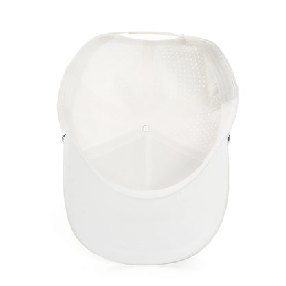 White Cursive Hat