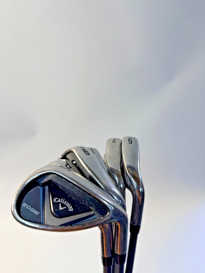 Callaway Edge Graphite Complete Set Mens 10 Clubs Driver 3W Hybrid + Putter RH (Used)