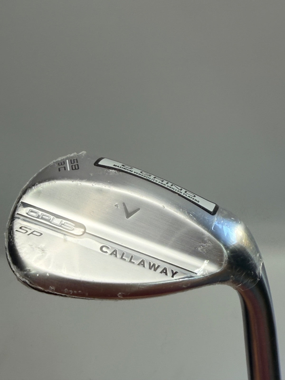 Callaway NEW Opus SP 58° Lob Wedge Brushed Chrome C Grind 8° DG S200