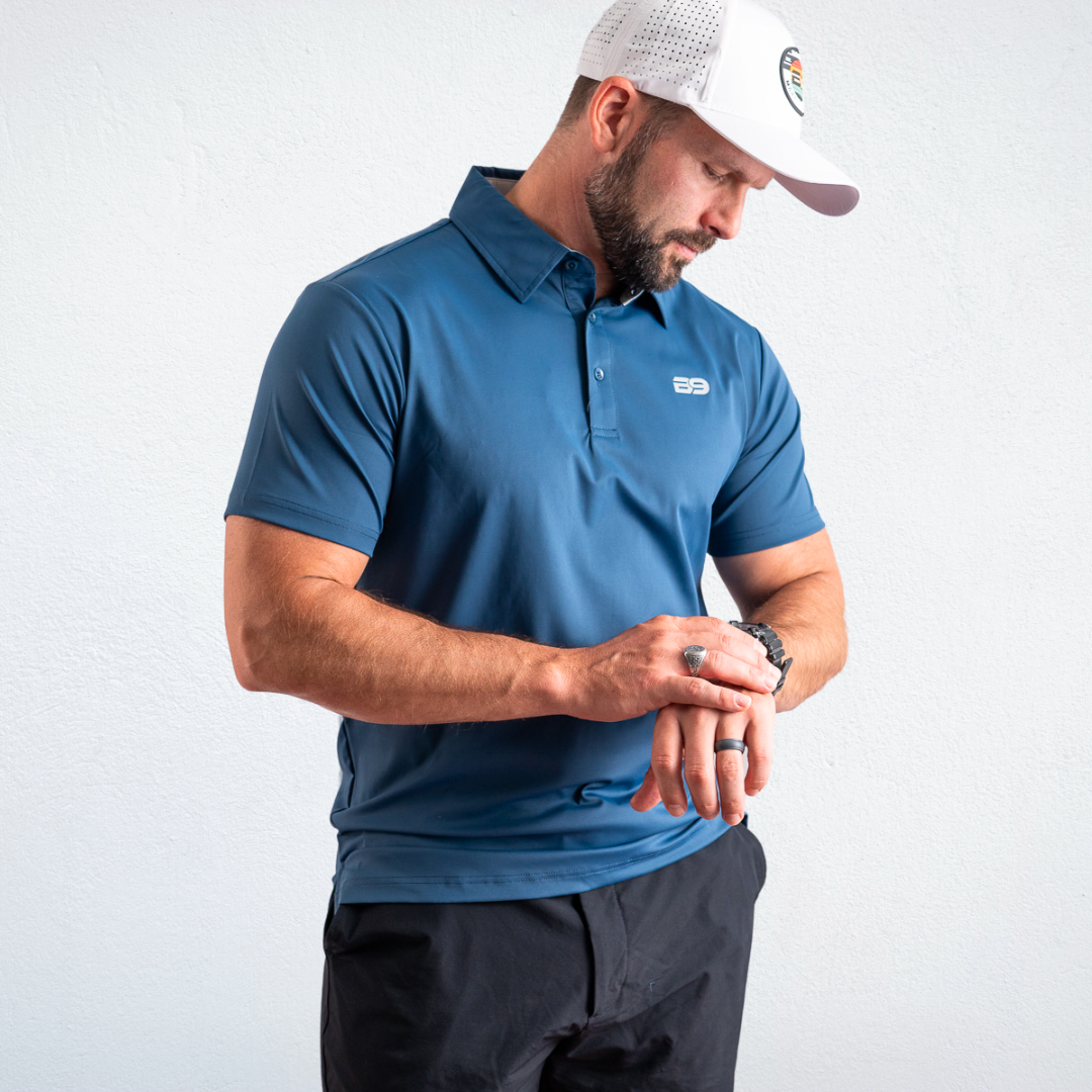 Blue Steel Performance Polo