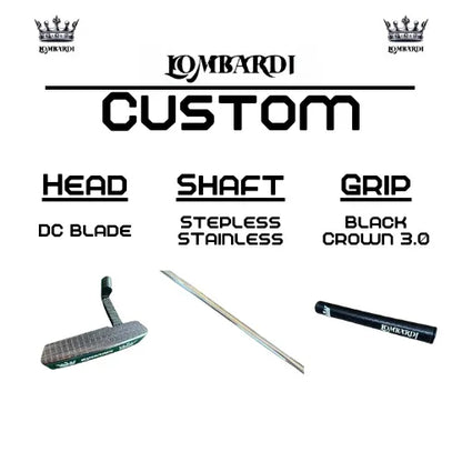Lombardi Golf Custom Silver DC Blade Golf Putter - GOLF LEAGUE