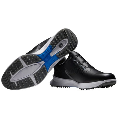 FootJoy Fuel BOA Golf Shoes - Black/Black/Blue 55449