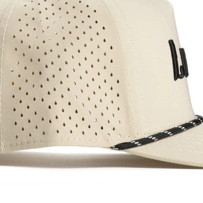 Tan Cursive Hat