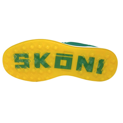 SKŌNI Women's Golf Shoe Waterproof- Green/Yellow