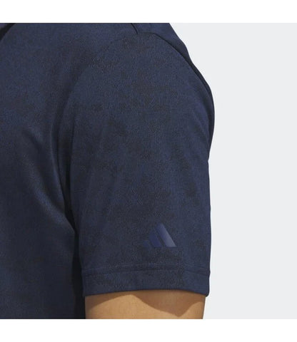 Adidas Textured Jacqaurd Polo Golf Shirt