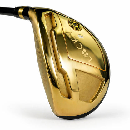 Lucky Golf Striker - Gold Hybrid Golf Club - 19° Loft