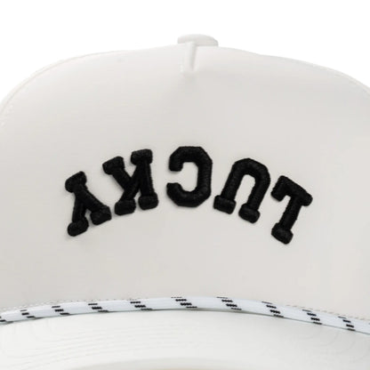White Upside Down Hat