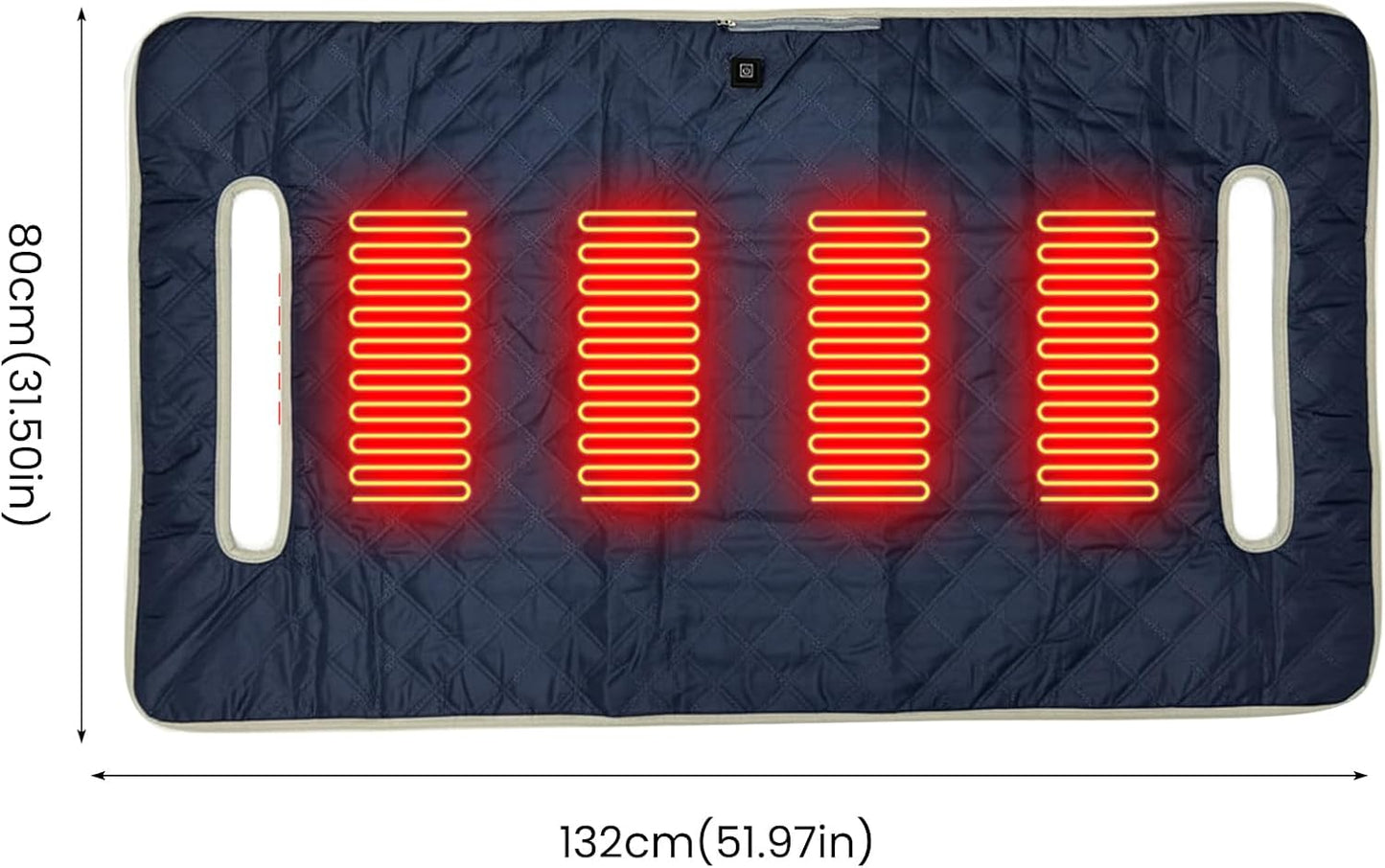 USB Heated Golf Cart Seat Cushion Winter Warmth Essential