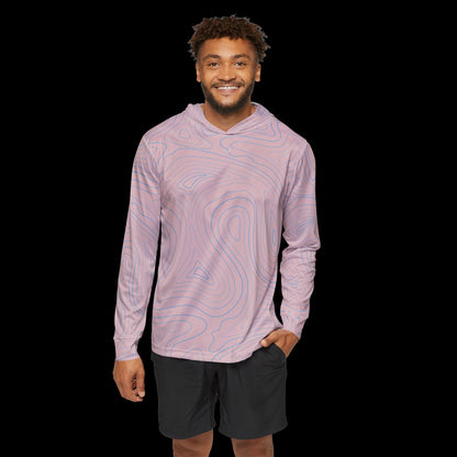 Coral Wave performance Pullover