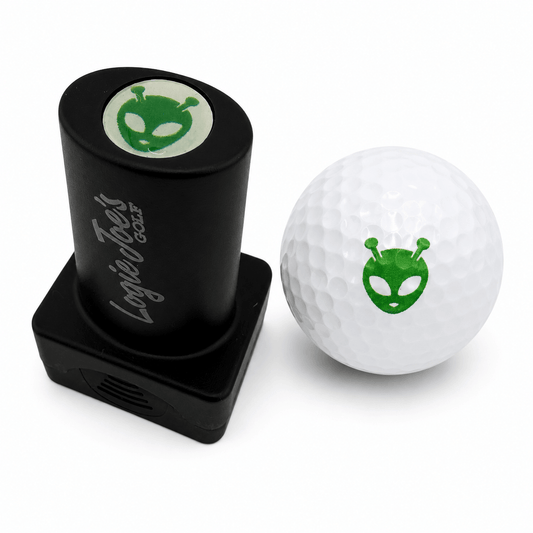 Alien Golf Ball Stamp | Quick-Dry Ink Stamper | Easy Ball Identification | Fun Golf Gift